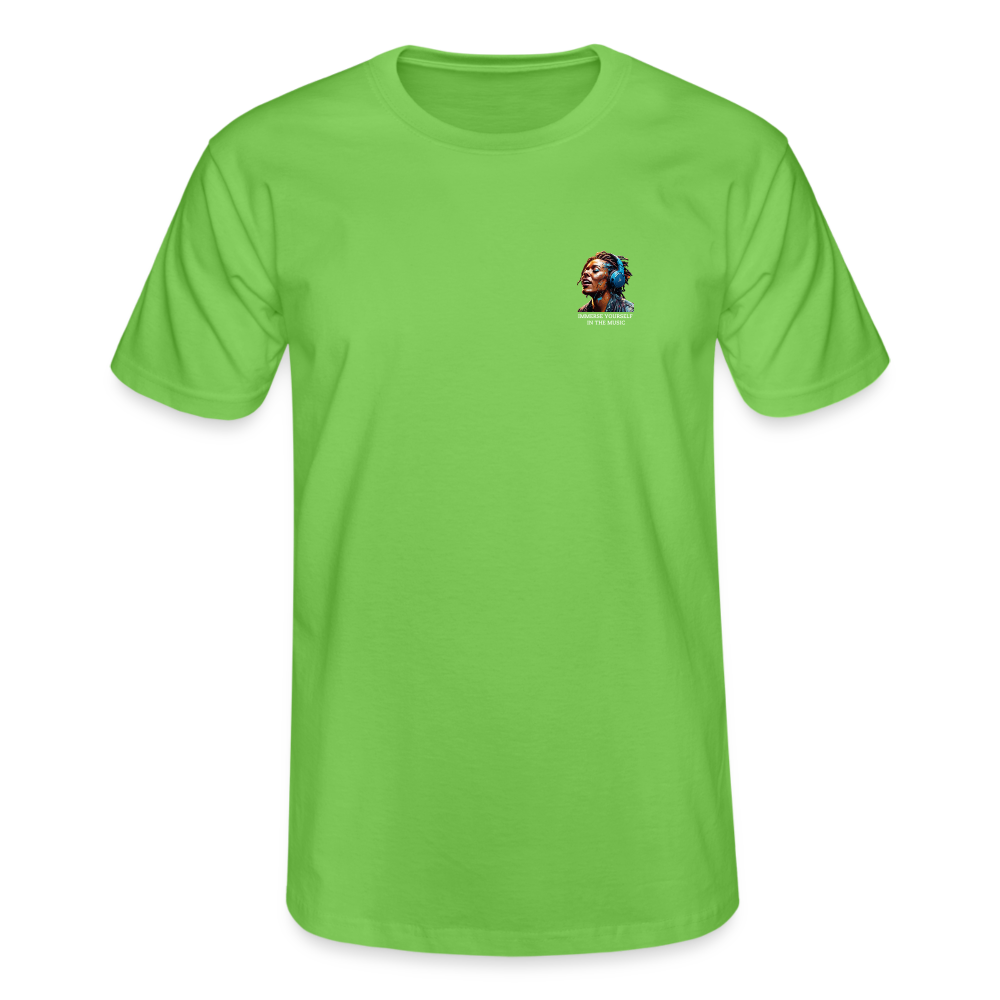 IMMERSE YOUR SELF IN THE MUSIC!! MEN'S CLASSIC T-SHIRT - light green