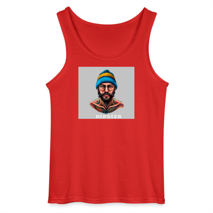 HIPSTER - MEN'S TANK TOP - red