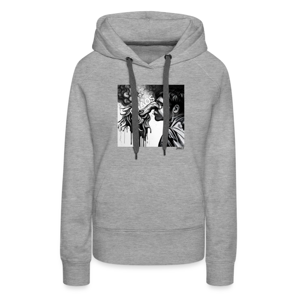 CHAOS - WOMEN'S HOODIE - heather grey