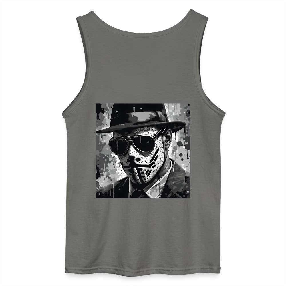 UNDERCOVER AGENT - MEN'S TANK TOP - charcoal grey