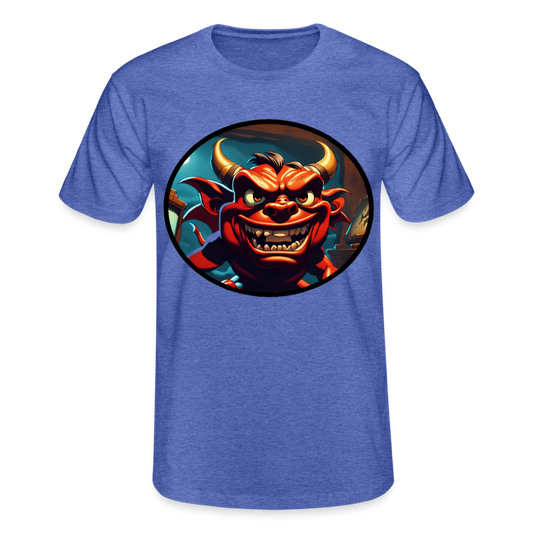 BABY DEVIL - MEN'S CLASSIC T-SHIRT - heather blue