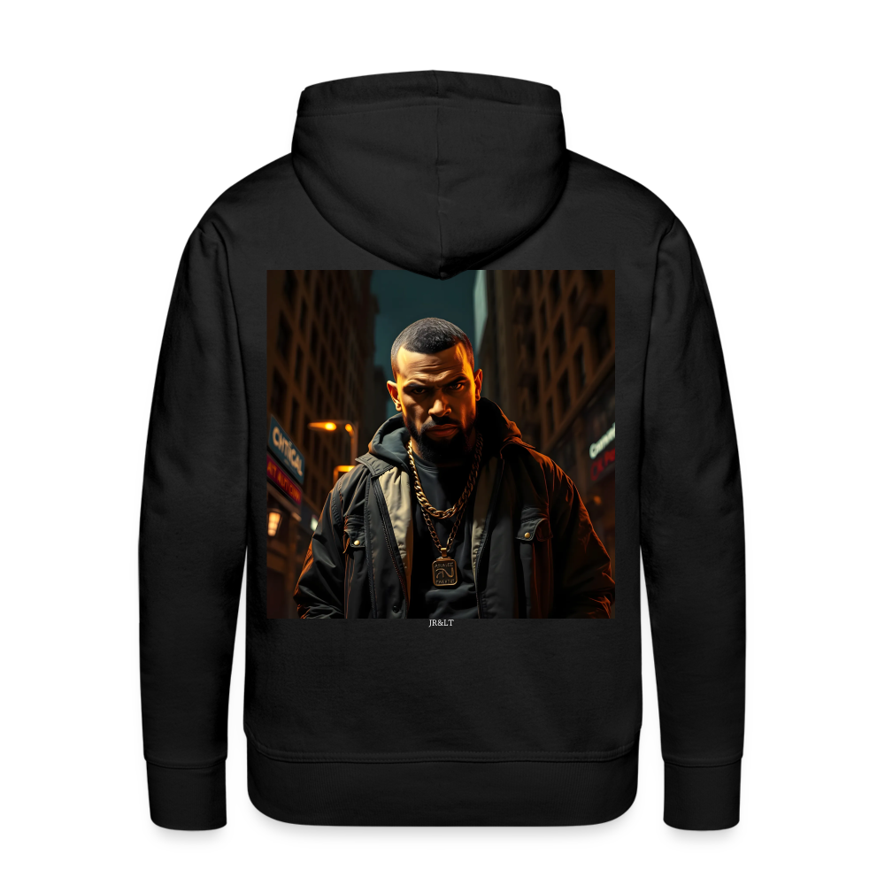 WHAT YOU LOOKING AT? - MEN'S HOODIE - black