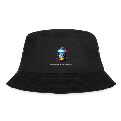 MOMMA GOT MILK?? BUCKET HAT - black