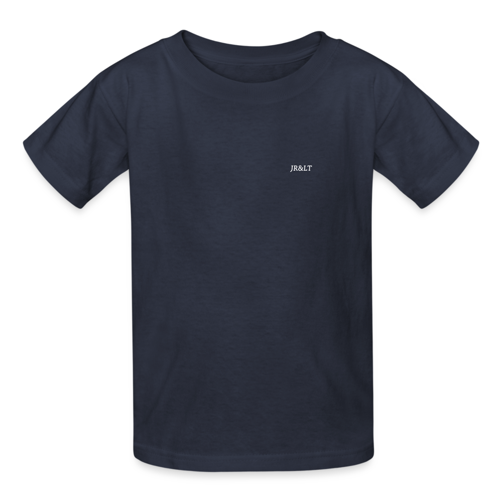 JR&LT'S CLASSIC LOGO CHILDREN'S T-SHIRT - navy