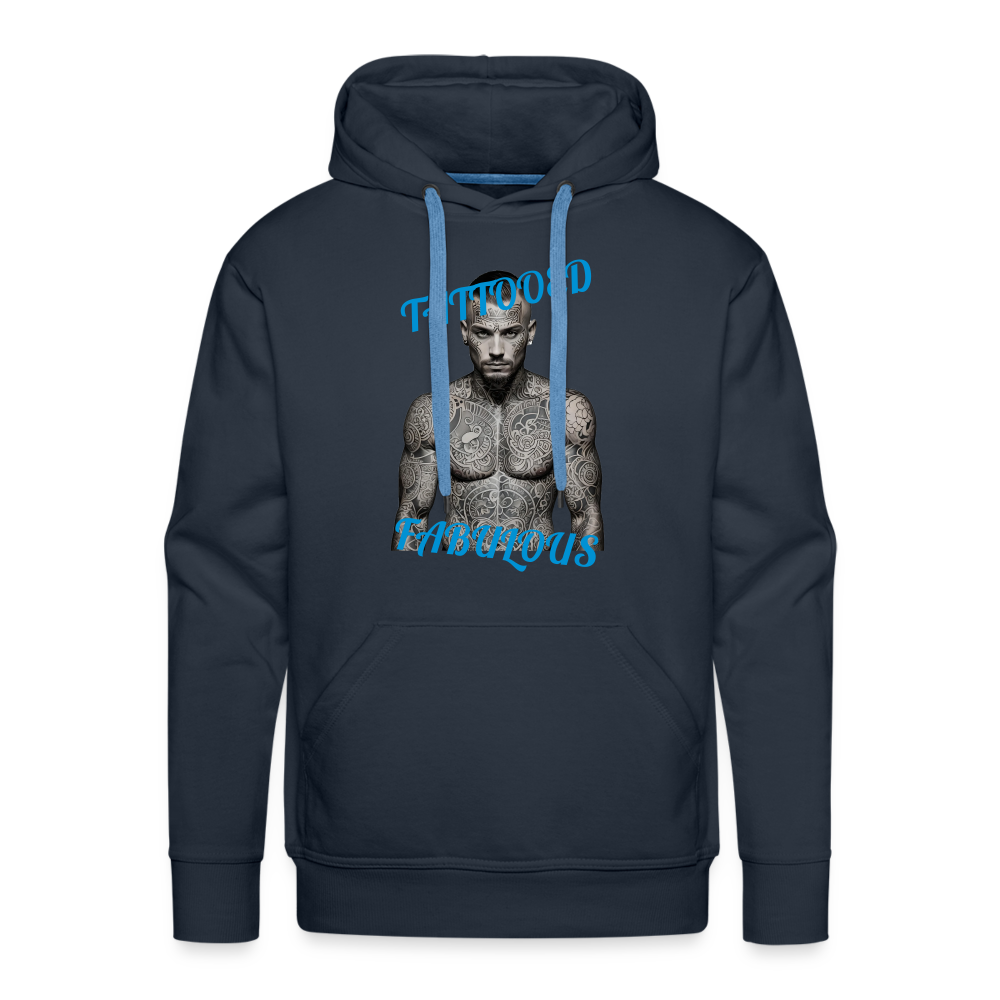 TATTOOED & FABULOUS - MEN'S HOODIE - navy