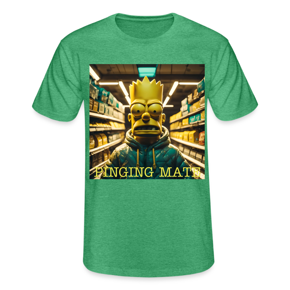 BUZZIN MATE - MEN'S CLASSIC T-SHIRT - heather green