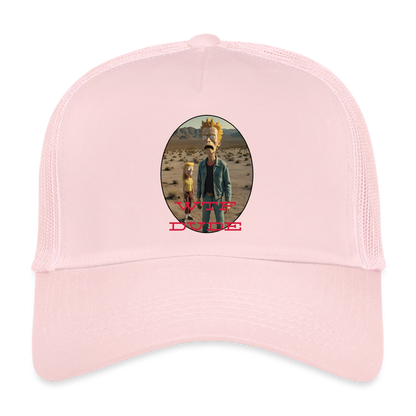 WTF DUDE - BREATHABLE HAT - pale pink