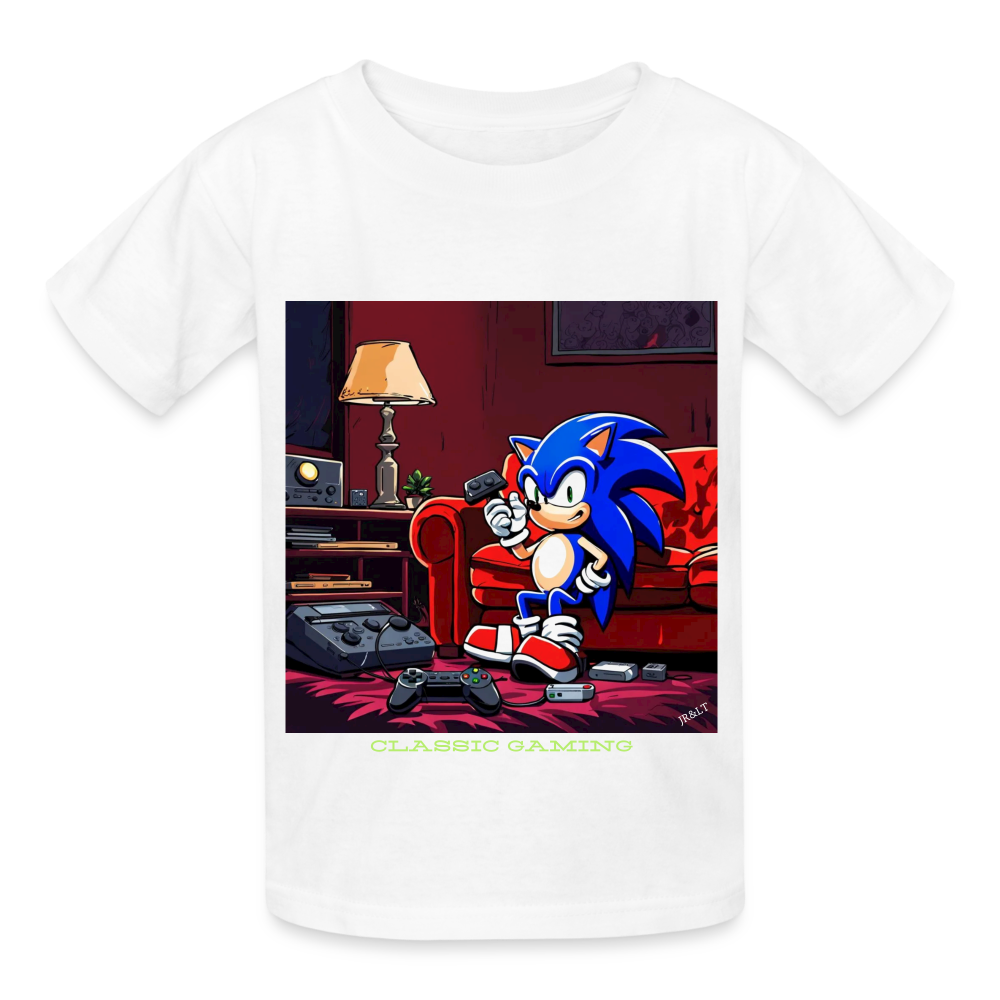 CLASSIC GAMING - CHILDREN'S T-SHIRT - white