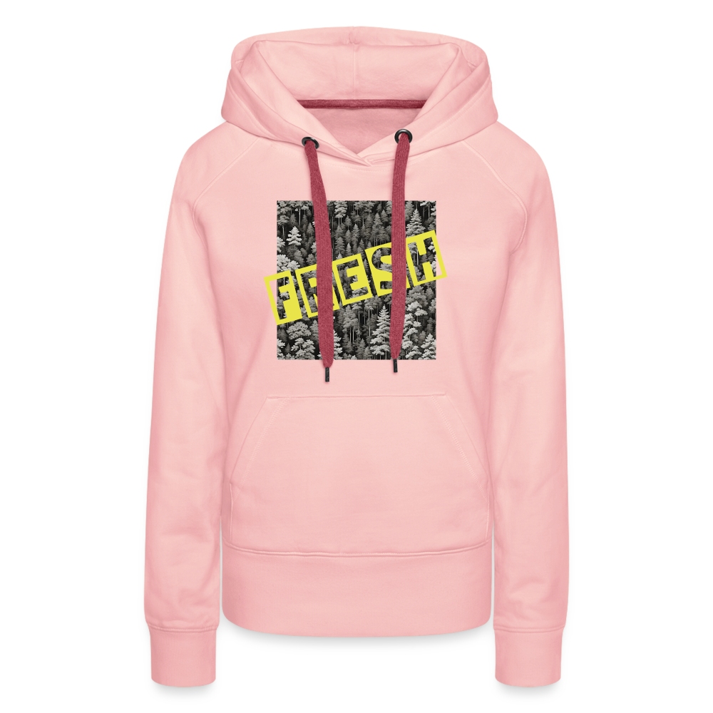 FRESH - WOMEN'S HOODIE - crystal pink