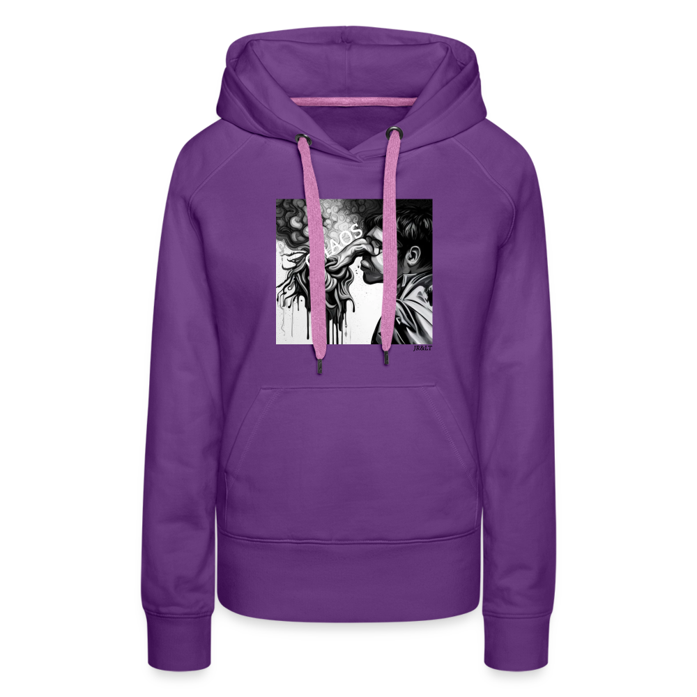 CHAOS - WOMEN'S HOODIE - purple