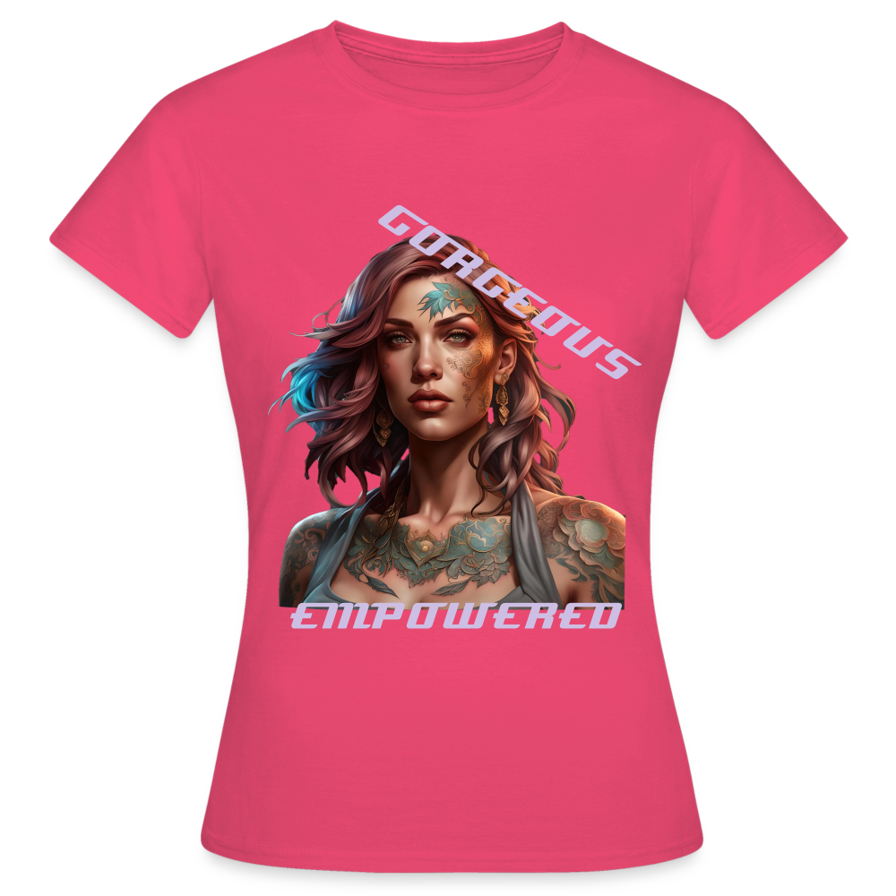 GORGEOUS & EMPOWERED - WOMEN'S CLASSIC T-SHIRT - azalea