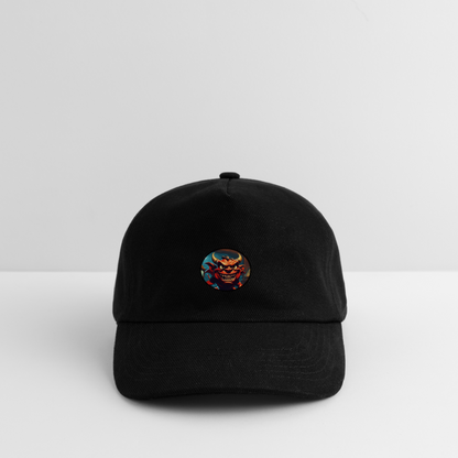 LITTLE DEVIL - CHILDREN'S ORGANIC BASEBALL CAP - black