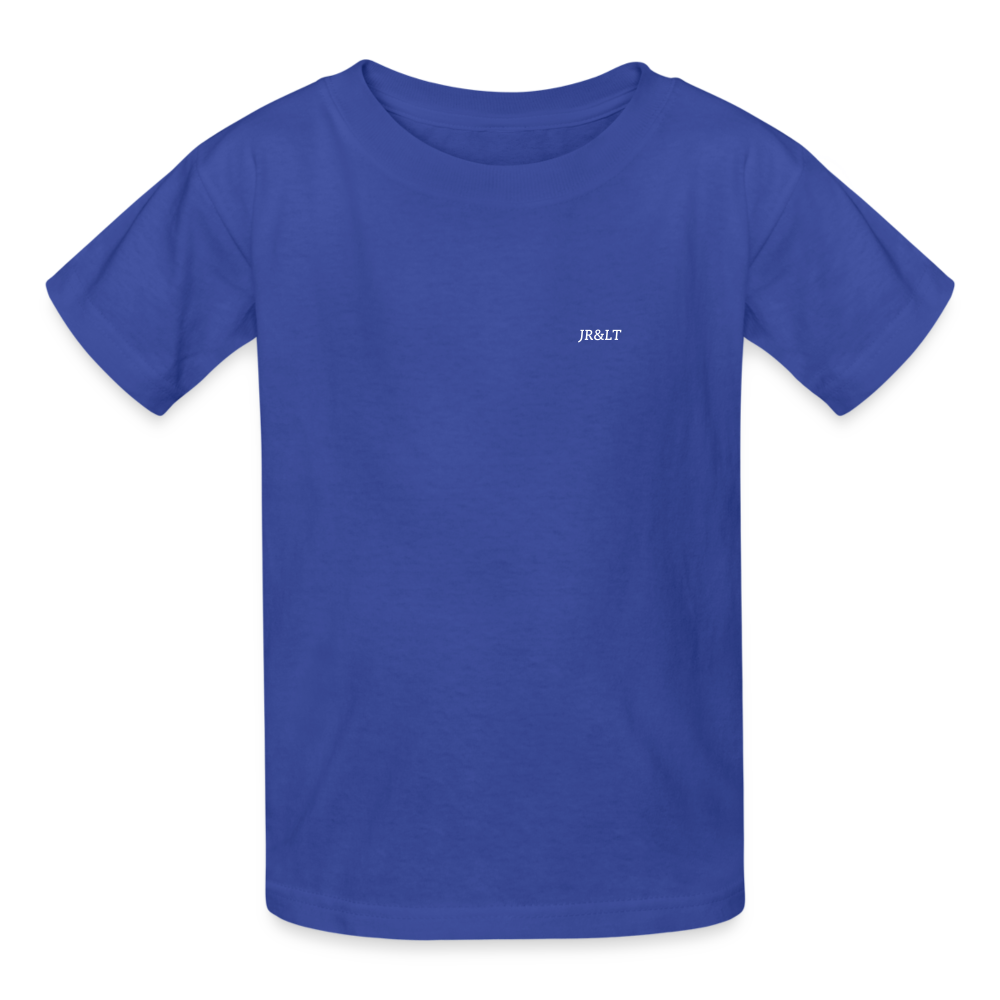 JR&LT'S CLASSIC LOGO CHILDREN'S T-SHIRT - royal blue