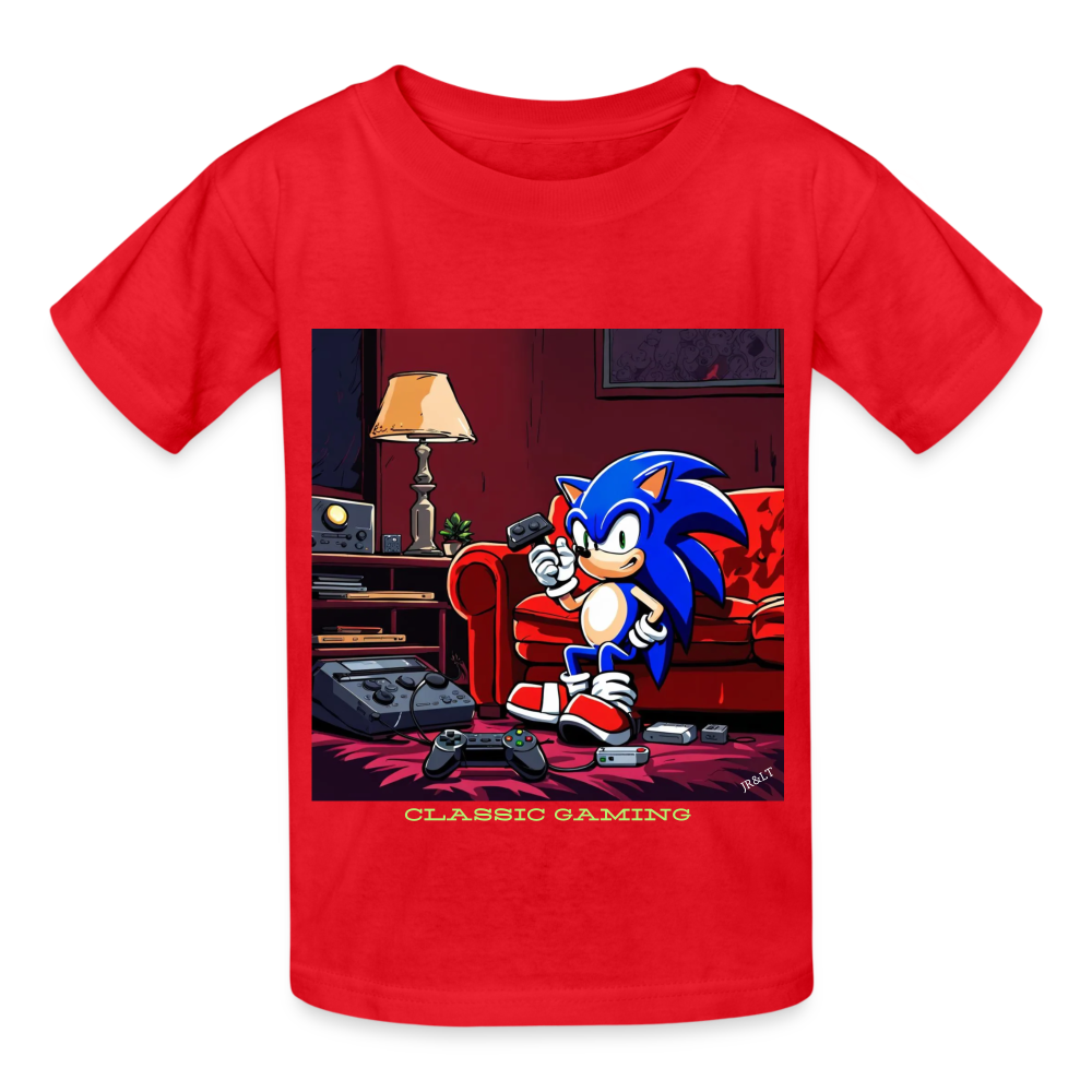 CLASSIC GAMING - CHILDREN'S T-SHIRT - red