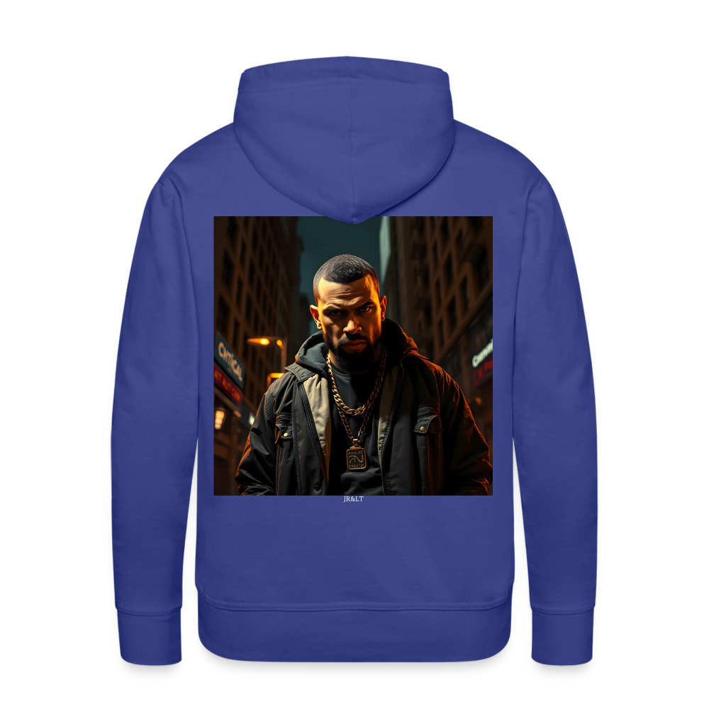 WHAT YOU LOOKING AT? - MEN'S HOODIE - royal blue