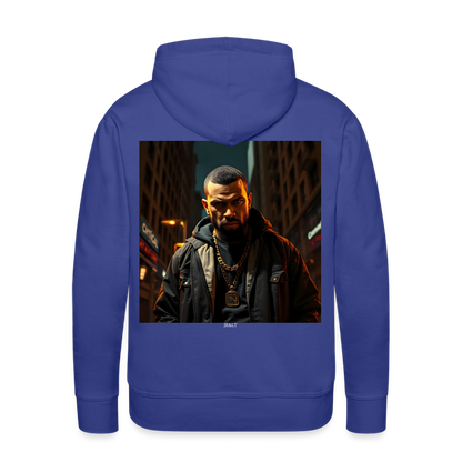 WHAT YOU LOOKING AT? - MEN'S HOODIE - royal blue