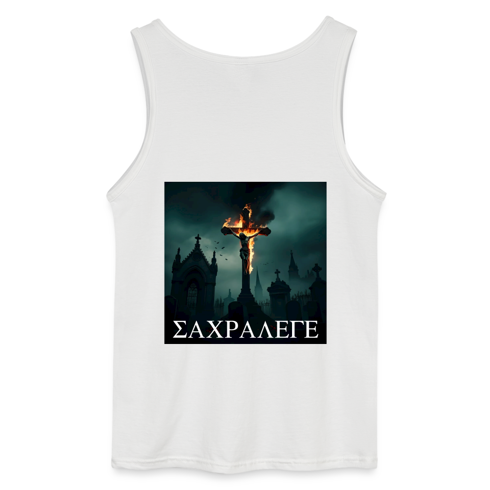 SACRILEGE - MEN'S TANK TOP - white