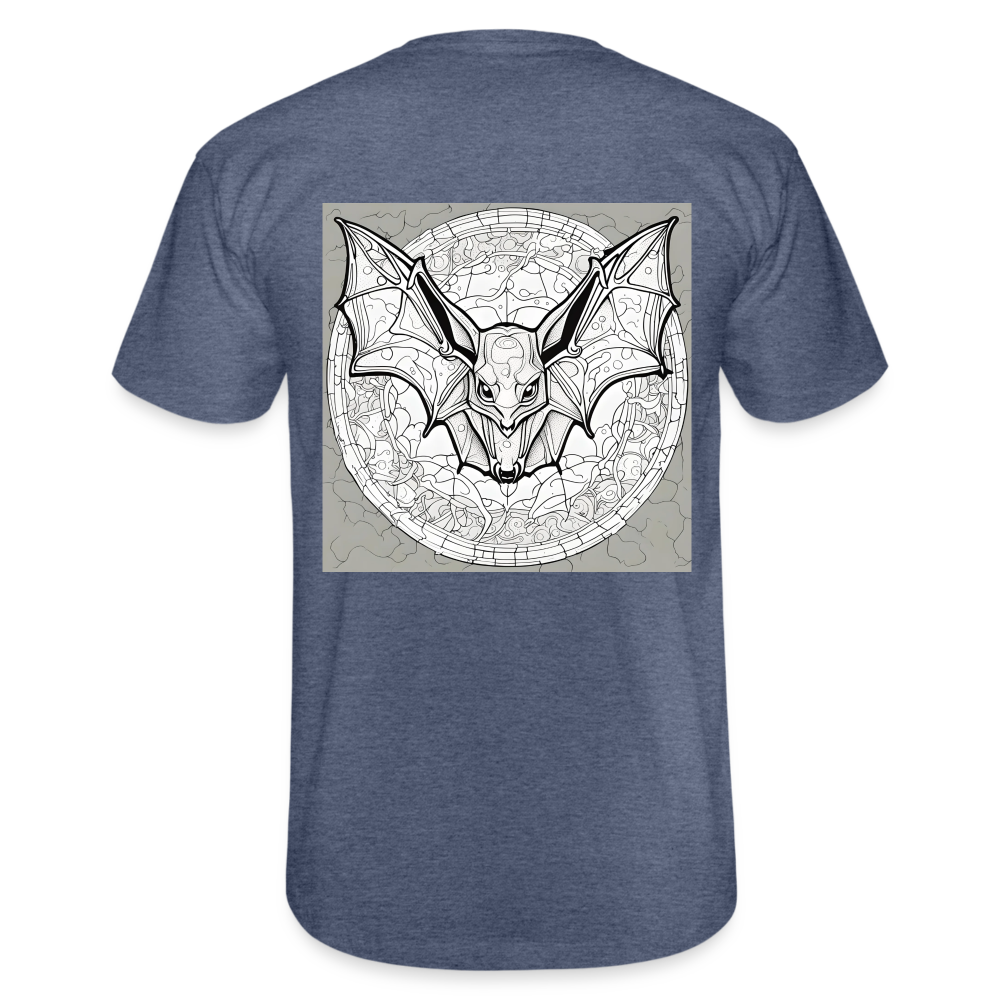 COLOUR IN YOURSELF BAT - MEN'S CLASSIC T-SHIRT - heather navy