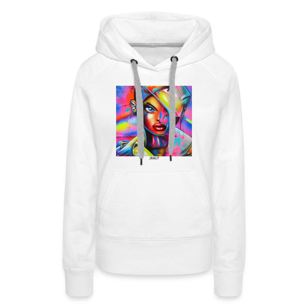 2FACED!! WOMENS HOODIE - white