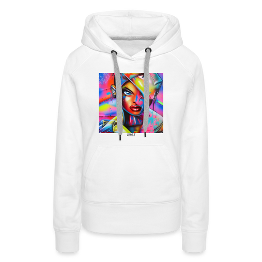 2FACED!! WOMENS HOODIE - white