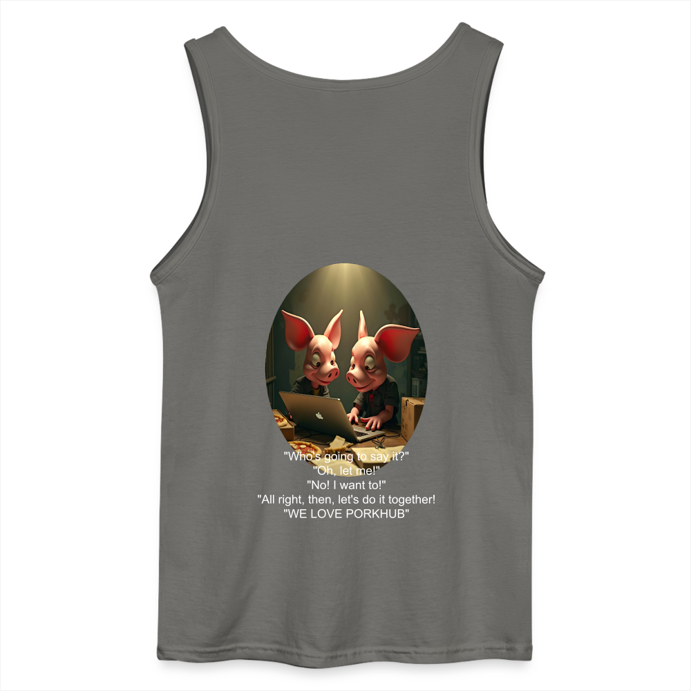 APPRECIATION - MEN'S TANK TOP - charcoal grey