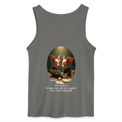 APPRECIATION - MEN'S TANK TOP - charcoal grey