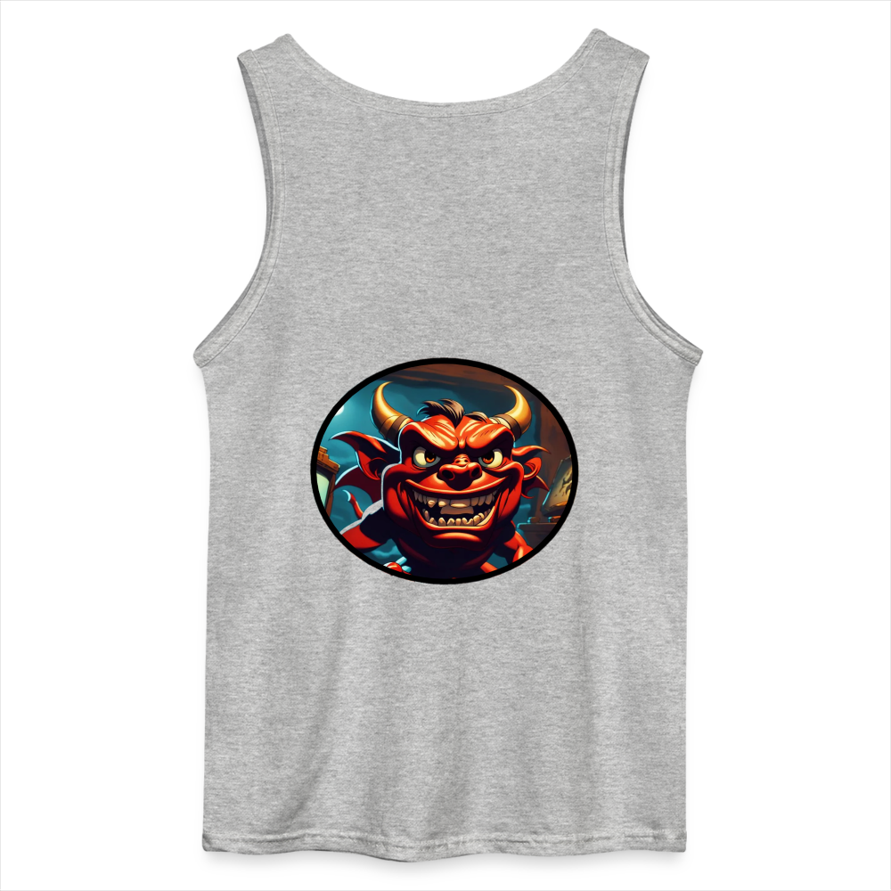 BABY DEVIL - MEN'S TANK TOP - sports grey