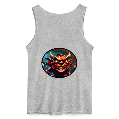 BABY DEVIL - MEN'S TANK TOP - sports grey