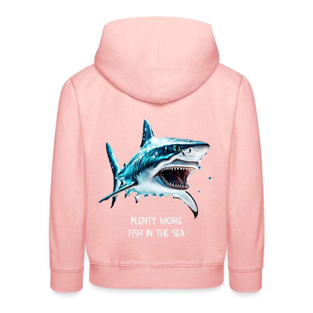 PLENTY MORE FISH IN THE SEA - CHILREN'S HOODIE - crystal pink