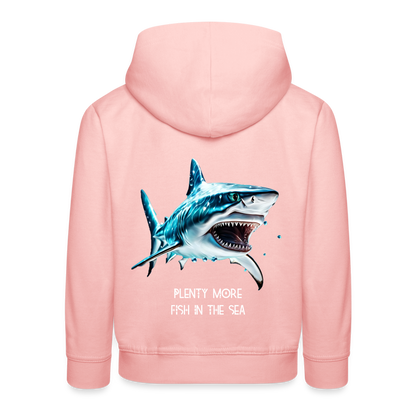 PLENTY MORE FISH IN THE SEA - CHILREN'S HOODIE - crystal pink