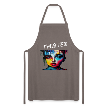 TWISTED - ADULT APRON - grey