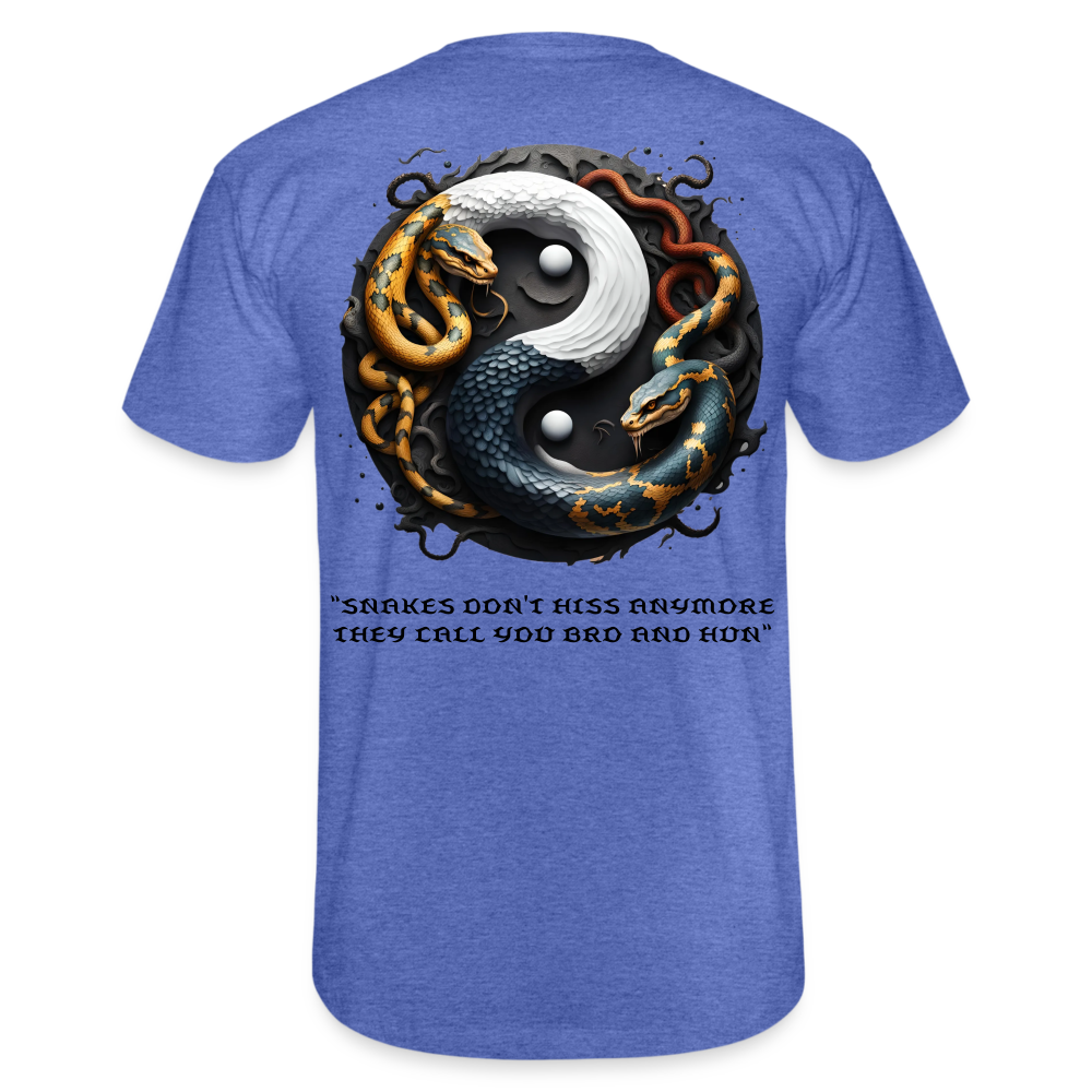 YING YANG - MEN'S CLASSIC T-SHIRT - heather blue