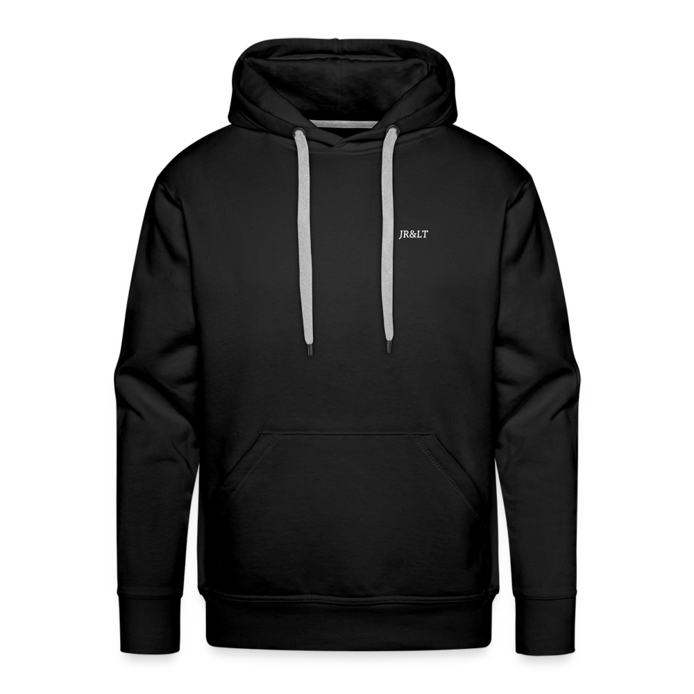 JR&LT'S HOODIE WITH SIMPLE LOGO - black