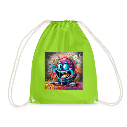 FLIK - MY HAPPY BEAN - DRAWSTRING BAG - neon green