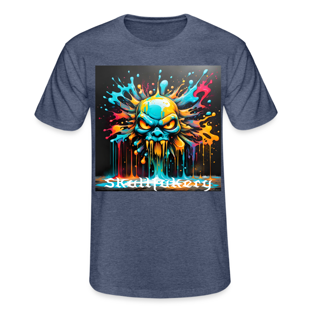 SKULLFUKERY - MEN'S CLASSIC T-SHIRT - heather navy