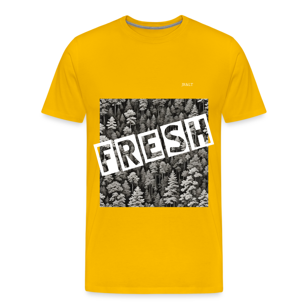 FRESH - MEN'S PREMIUM T-SHIRT - sun yellow