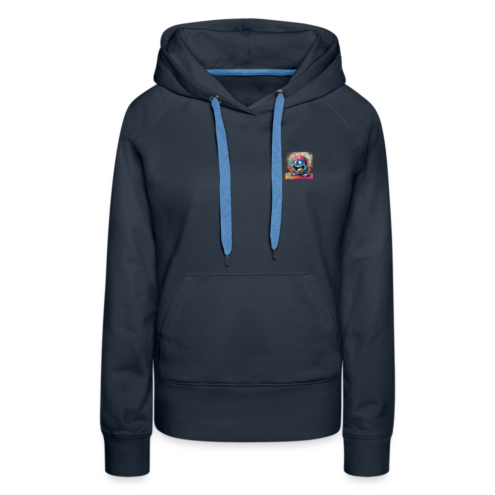 ( FLIK ) MY HAPPY BEAN - WOMEN'S HOODIE - navy