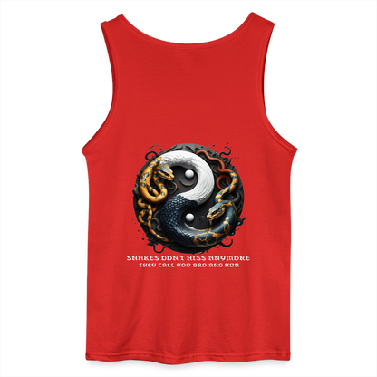 YING YANG - MEN'S TANK TOP - red