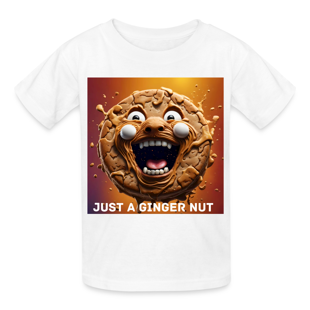 GINGER NUT - CHILDREN'S T-SHIRT - white