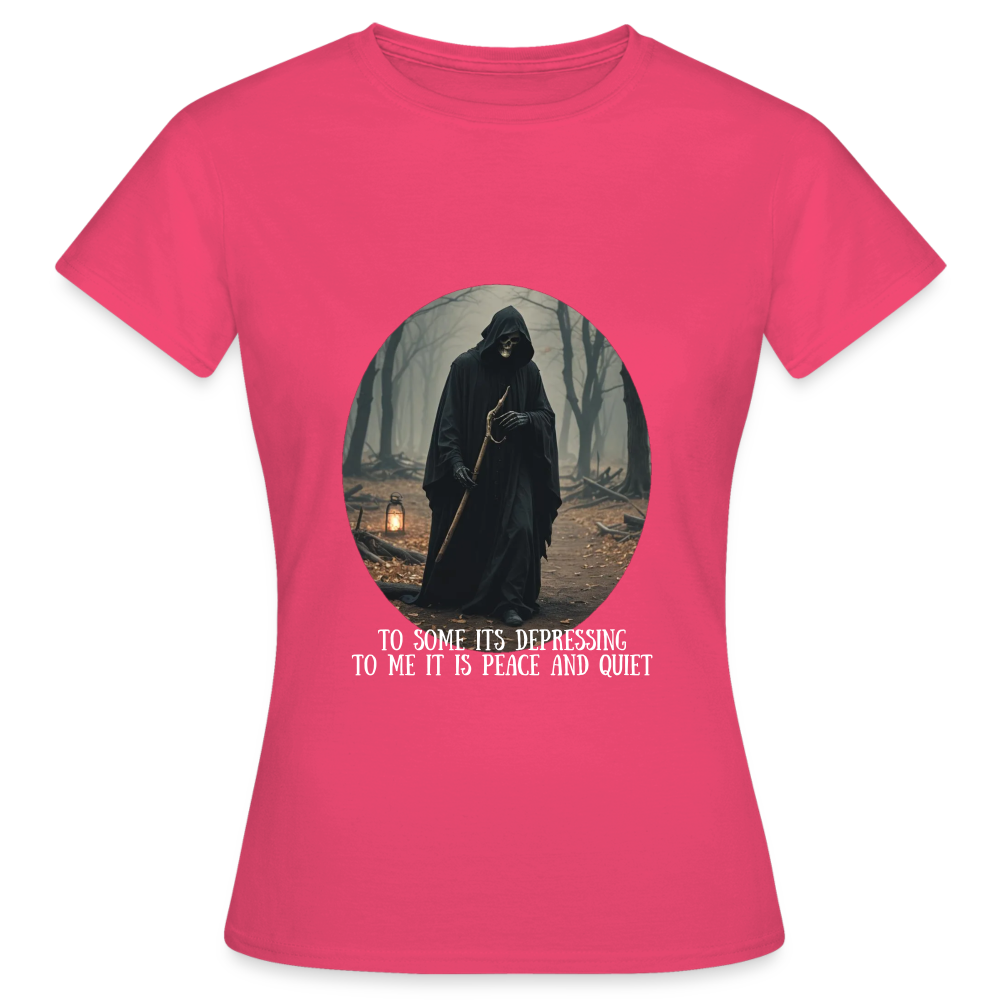 LONELY GRIM REAPER - WOMEN'S CLASSIC T-SHIRT - azalea