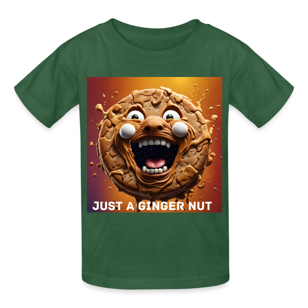 GINGER NUT - CHILDREN'S T-SHIRT - bottle green