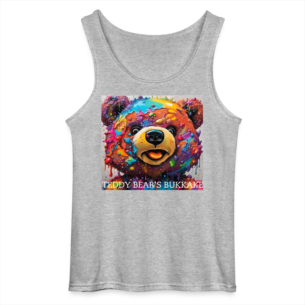 TEDDY BEAR'S BUKKAKE - MEN'S TANK TOP - sports grey