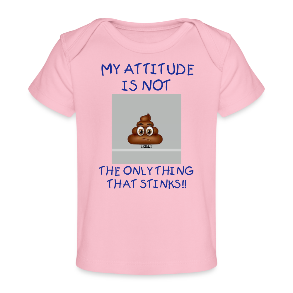 MY ATTITUDE...BABY T-SHIRT - light pink