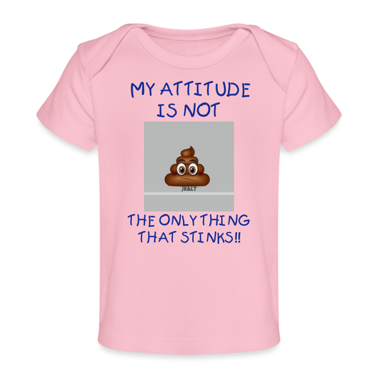 MY ATTITUDE...BABY T-SHIRT - light pink