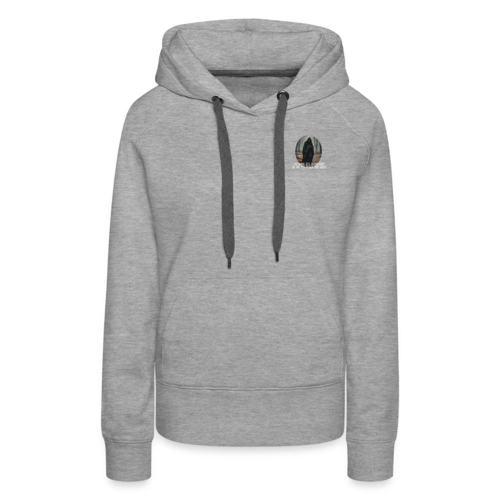 LONELY GRIM REAPER - WOMEN'S HOODIE - heather grey