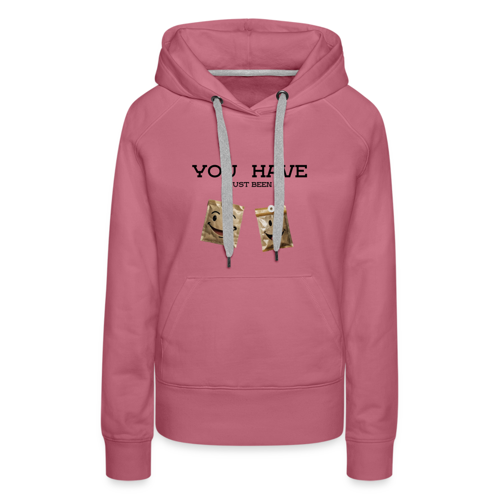 TEA BAGGED - WOMEN'S HOODIE - mauve