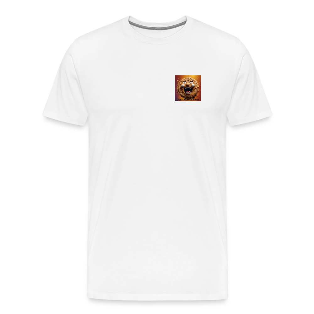 GINGER NUT - MEN'S PREMIUM T-SHIRT - white