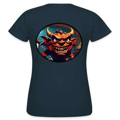 BABY DEVIL - WOMEN'S CLASSIC T-SHIRT - navy