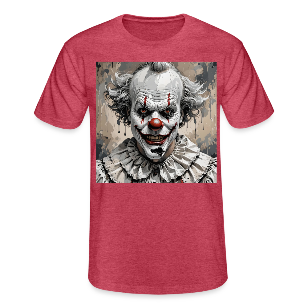 EVIL CLOWN!! MEN'S CLASSIC T-SHIRT - heather red