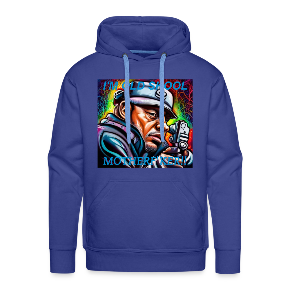 I'M OLD SKOOL MOTHERF'KER!! MEN'S HOODIE - royal blue